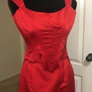 two-piece bridesmaid dress